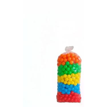 Imagem de 100 Bolinhas Piscina 7cm Neon Resistentes Plásticas Atóxicas - Congrat