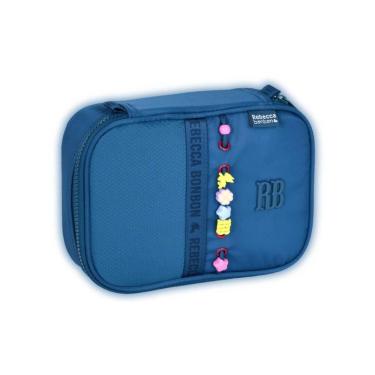 Imagem de Estojo Rebecca Bonbon Box 100 Pens 36 Elásticos Meninas Kids, Azul
