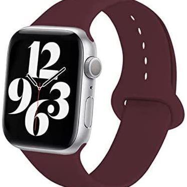 Imagem de Pulseira Silicone compativel Apple Watch 38mm e 40mm - vinho - worldwi