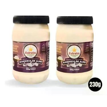 Imagem de Kit Maionese Estrela Edição Limitada Alho 230g 2 Unidades