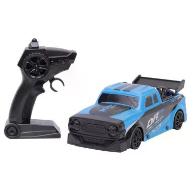 Imagem de Carrinho de Controle Remoto Elétrico Racing Drift Azul Brinquedo Infan