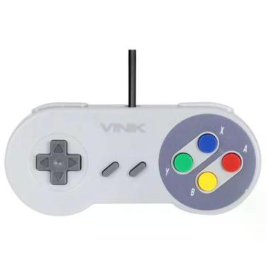 Imagem de Controle Pc Usb Nintendo Super Famicom/super Nes - Retrô - Vinik Snes Jp