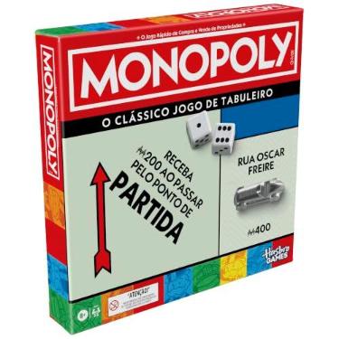 Imagem de Monopoly Jogo de tabuleiro para a família, jogos de estratégia, 2 a 6 jogadores, jogos para crianças