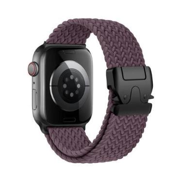 Imagem de Pulseira Trançada Para Apple Watch 40mm 44mm 46mm 42mm 49mm 45mm 41mm 