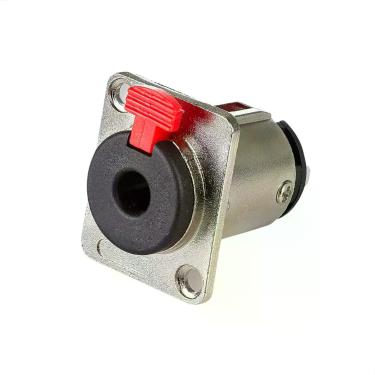 Imagem de Kit 5 Conector Jack Painel P10 Fêmea Estéreo - CIRILO CABOS