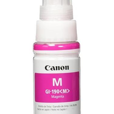 Imagem de Refil de Tinta Canon Magenta GI-190M P/ G1100 G2100 G3100 e G3102 7.000 Pags