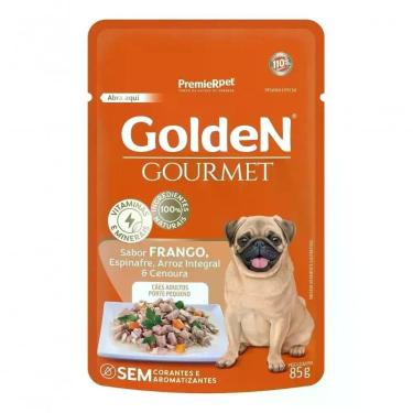 Imagem de Alimento Úmido para Cães Golden Gourmet Frango e Arroz 85g 1 Unidade