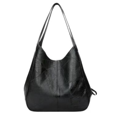 Imagem de Bolsa Feminina Academia Ombro Trabalho Multiuso  - AlwyStore, Preto