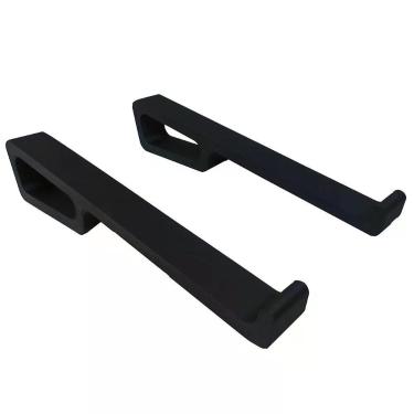 Imagem de Suporte de Notebook Baixo Ergonômico com Design Compacto Preto para Melhor Ventilação e Conforto ao Digitar 28CM