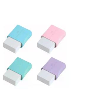 Imagem de Borracha Tons Pastel Kit Com 4 Unidades Faber Castell