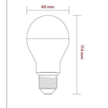 Imagem de Lampada bubo led  auto-dimerizavel 9w biv 6500k - Ouro-Lux, Bivolt