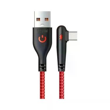 Imagem de Cabo USB Para Tipo-C De Carregamento Rápido 120W Trançado Em Nylon Com