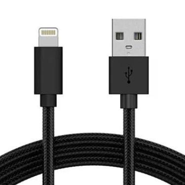 Imagem de Cabo Lightning Compatível Preto Para Iphone 11 Pro Max