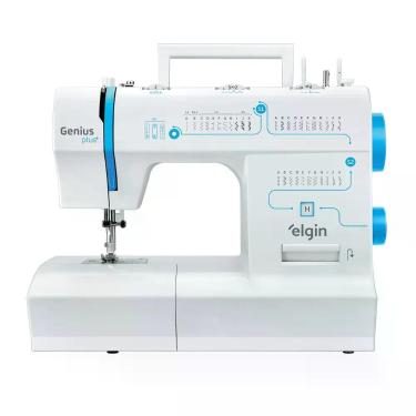 Imagem de Máquina de Costura Elgin Genius Plus JX-4035 Braço Livre 31 Pontos LED Portátil 220V