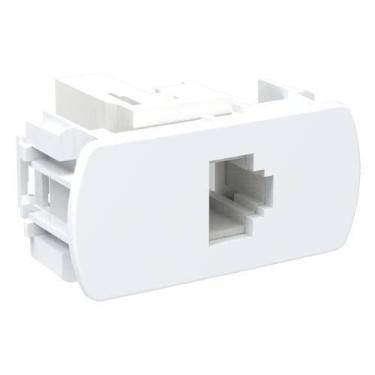 Imagem de Módulo Rj11 (Telefone) - Enerbras Neo Sottile Branco
