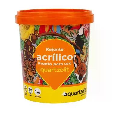 Imagem de Rejunte Acrílico Corda Quartzolit 1kg Cor Cinza