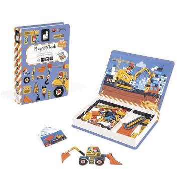 Imagem de Livro Magnético Construção Infantil Interativo  Janod - Janod Maped
