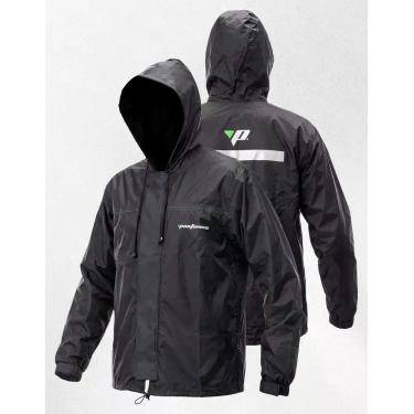 Imagem de Capa de Chuva para Motoqueiro Pantaneiro Nylon com Capuz, G