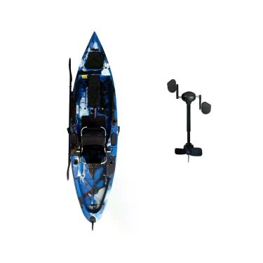 Imagem de Caiaque Marlim com Pedal Caiaker - Azul camuflado