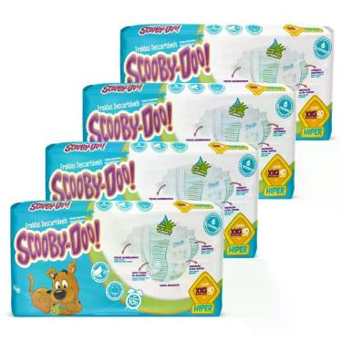 Imagem de KIT 4 Fralda Scooby Hiper Tamanho XXG 40 Unidades - Scooby-Doo