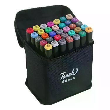 Imagem de Caneta Hidrográfica Touch Jet Com Ponta Dupla 36 Cores - Touch