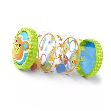 Imagem de Rolo Inflável de Escalada para Bebês, Rolo de Engatinhar para Bebês de Força de Exercício Educacional para Bebês de 3 Meses a 3 Anos
