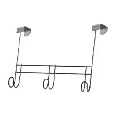 Imagem de Cabideiro 3407arf 3 Ganchos para Pendurar Toalhas sem Furar Porta Aramefer 80CM