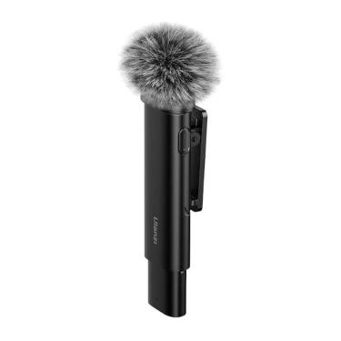 Imagem de Microfone Sem Fio Clip-On WM-10 com Receptor Lightning, Redução de Ruído, Bateria 4,5h e Captação Omnidirecional para iPhone e iPad