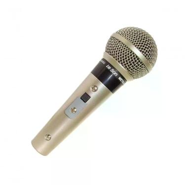 Imagem de Microfone Sm-58 P4 Leson Ouro Cardioide Com Cabo 5m Com