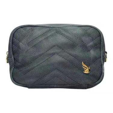 Imagem de Bolsa Pochete Feminina Alça Transversal Cintura e Ombro Matelassê Vari