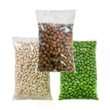 Imagem de Kit Amendoim Salgado Sabores Bacon - Ninho - Cebola e Salsa Peso:500G 