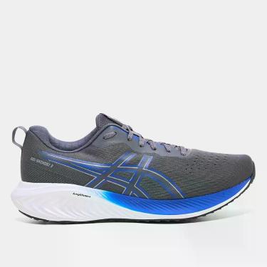 Imagem de Tênis Asics Shinobi 3 Masculino, Cinza, Azul, 40