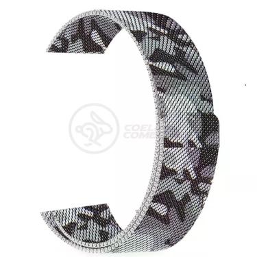 Imagem de Pulseira Milanese De Aço De Ferro Iwo Smartwatch 42mm E 44mm Em Aço Inoxidável - Camuflada