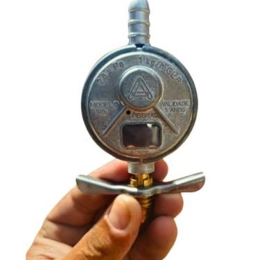 Imagem de VINIGÁS Regulador de Gás Fogão Click 1kg com Registro Original Inmetro Preto