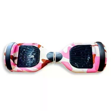 Imagem de Hoverboard Overboard Skate Elétrico Led Rosa Camuflado Nº34