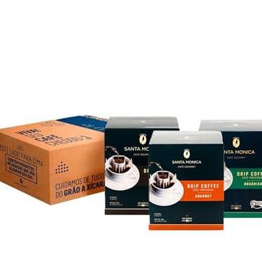 Imagem de Pack Café Santa Monica Drip Coffee Gourmet, Intenso, Orgânico 3 unidades 300g