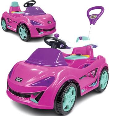 Imagem de Carrinho de passeio e pedal mc laram rosa - maral