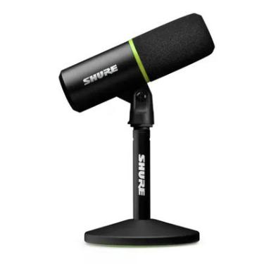 Imagem de Microfone Digital Dinâmico Cardióide Usb-c Preto Shure Mv6