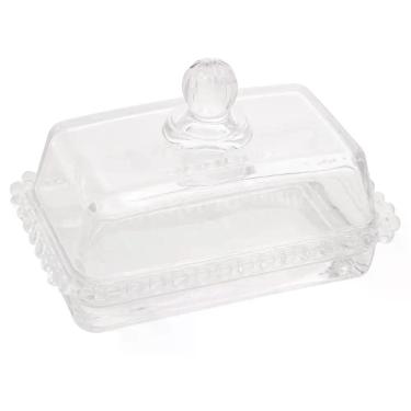 Imagem de Manteigueira cristal com tampa pearl wolff
