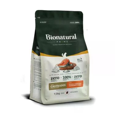 Imagem de Ração Bionatural Prime Gatos Castrados Salmão - 7,5kg - Special Dog