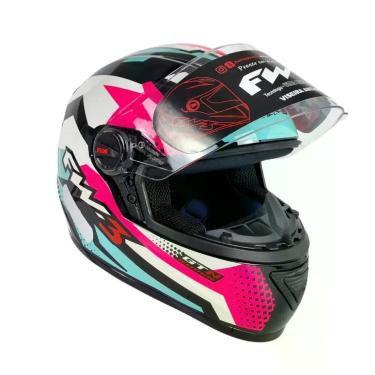Imagem de Capacete Fw3 GTN Super Rosa Tiffanny Tamanho:58, 58