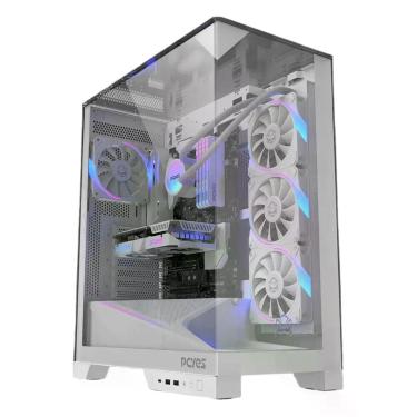 Imagem de Gabinete Gamer Pcyes Forcefield Dome White Ghost - Gffdwg
