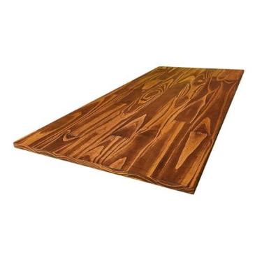 Imagem de Tampo de Mesa Madeira Maciça Natural Pinus Natural Para Mesa e Bancada 100x50 (IPE)