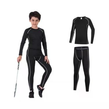 Imagem de Conjuntos De Roupas De Compressão Para Meninos, Roupas Esportivas Quen