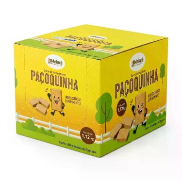 Imagem de Paçoquinha Retangular MELARÉ 1,12Kg (Display 56und)