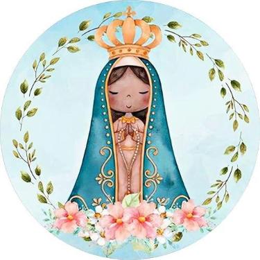 Imagem de Painel Festa Sublimado C/Elástico 1,50m Nossa Senhora (Nossa Senhora Aparecida NSA00001)