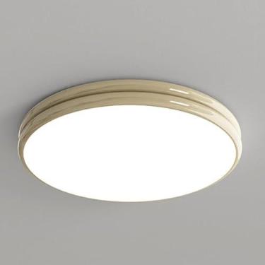 Imagem de LED LUZ DIMMÁVEL LIGHT Círculo moderno Flutuante Lâmpada de teto Lâmpada acrílica lustre de lustre de lustre da cozinha da sala de estar interior iluminação decorativa, d, 30 * 4cm