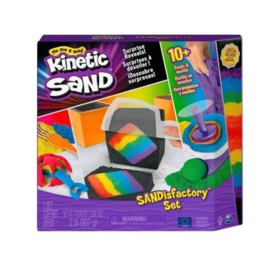 Imagem de Kinetic Sand Fábrica de Areia Mágica  Kit de Modelar 003393 - SUNNY, Ú