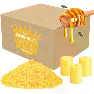 Imagem de Pellets de cera de abelha VIPwax 4,5 kg natural orgânica 10 lb