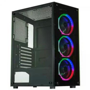 Imagem de Gabinete Gamer K-mex Cg-30c5, RGB, Mid Tower, Lateral Em Vidro, Atx, Com 3 Fans, Sem Fonte, Preto, Cg30c5rh0010b0x